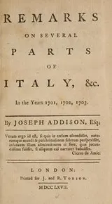 Cover of Remarks on several parts of Italy, &c. in the years 1701, 1702, 1703
