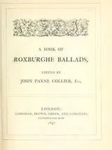 Cover of A book of Roxburghe ballads