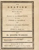 Cover of An oration delivered March 5th, 1772