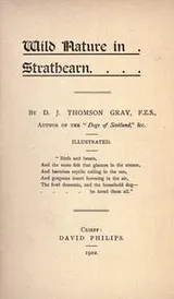 Cover of Wild nature in Strathearn