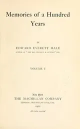 Cover of Memories of a hundred years