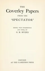 Cover of Coverley Papers from the Spectator