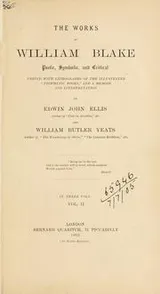 Cover of The works of William Blake