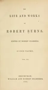 Cover of The life and works of Robert Burns