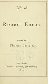 Cover of Life of Robert Burns