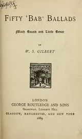 Cover of Fifty "Bab" ballads, much sound and little sense