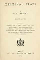 Cover of Original plays
