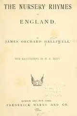 Cover of The nursery rhymes of England