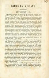 Cover of Poems by a slave