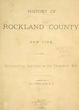 Cover of History of Rockland County, New York