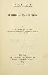 Cover of Cecilia
