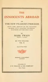 Cover of The Innocents Abroad in two volumes. 2/2