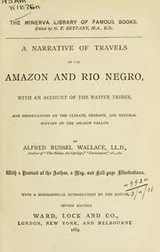 Cover of A narrative of travels on the Amazon and Rio Negro