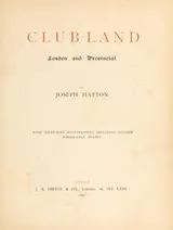 Cover of Club-Land