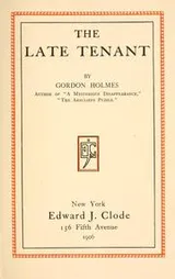 Cover of The late tenant
