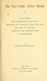 Cover of The two paths, Love's meinie