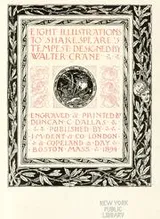 Cover of Eight illustrations to Shakespeare's Tempest