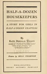 Cover of Half-a-dozen housekeepers