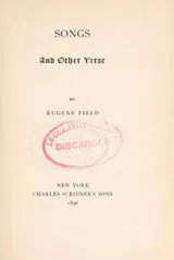Cover of Songs, and other verse