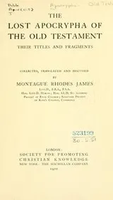 Cover of The lost Apocrypha of the Old Testament