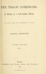 Cover of The tragic comedians