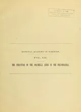 Cover of The structure of the Columella auris in the Pelycosauria