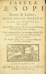 Cover of Fabulae Aesopi graeca©Łe et latin©Łe, nunc denuo selecta