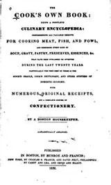 Cover of The cook's own book