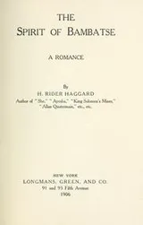 Cover of The spirit of Bambatse