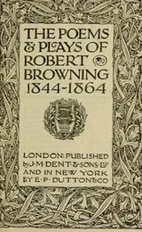 Cover of The poems & plays of Robert Browning