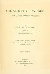 Cover of Cigarette papers for after-dinner smoking