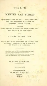 Cover of The life of Martin Van Buren