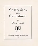 Cover of Confessions of a caricaturist