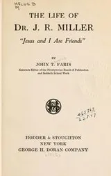 Cover of The life of Dr. J.R. Miller