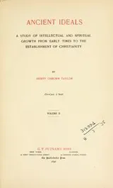 Cover of Ancient ideals
