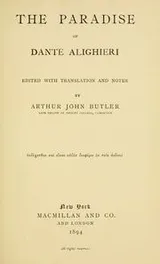 Cover of The Paradise of Dante Alighieri