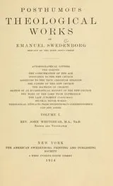 Cover of Posthumous theological works of Emanuel Swedenborg