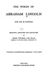 Cover of The words of Abraham Lincoln