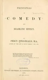Cover of Principles of comedy and dramatic effect