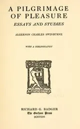 Cover of A pilgrimage of pleasure