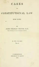 Cover of Cases on constitutional law