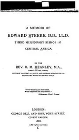 Cover of A memoir of Edward Steere