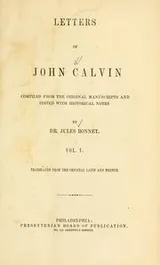 Cover of Letters of John Calvin