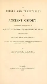Cover of The tribes and territories of ancient Ossory