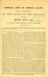 Cover of American free, or America slave