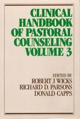 Cover of Clinical handbook of pastoral counseling