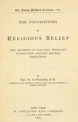 Cover of The foundations of religious belief