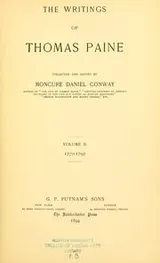 Cover of The writings of Thomas Paine