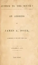 Cover of Justice to the South!