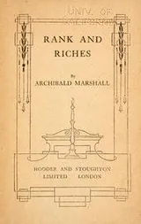 Cover of Rank and riches
